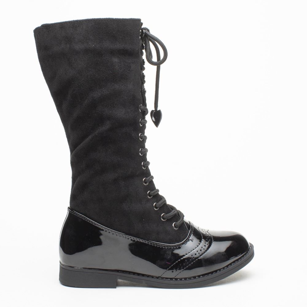 Comprar Botas Niña Negras Modelo Cándida🥇 ZapatitosDeAlba