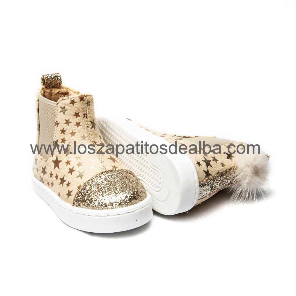 Botines Niña Botines Gap Kids Para Niña En Color Dorado