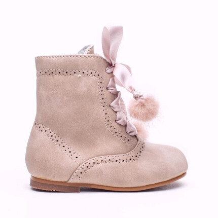 Comprar Botas Niña Rosa Pascualas Modelo Aitana 🥇  | ZapatitosDeAlba