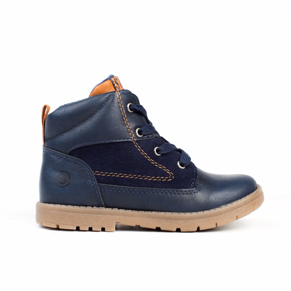 Botas niño azul marino casual【Al ZapatitosDeAlba