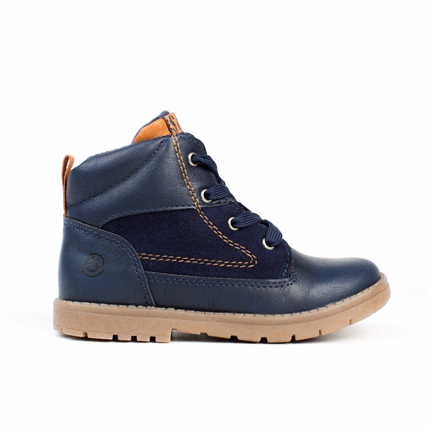 Botas niño azul marino casual【Al mejor precio】 ZapatitosDeAlba