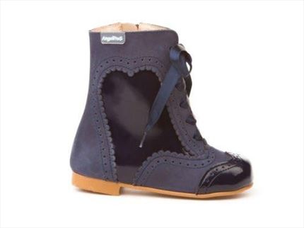 Botas Pascualas Azul Marino Angelitos🥇  | ZapatitosDeAlba