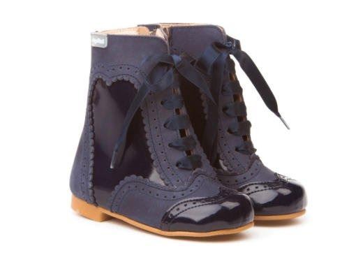Botas Pascualas Azul Marino Angelitos🥇 | ZapatitosDeAlba