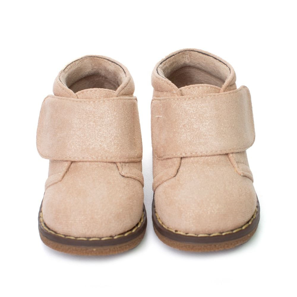 metálico soltero Jirafa Comprar Botas Niña Beige Con Velcro. Muy Baratas! 🌟