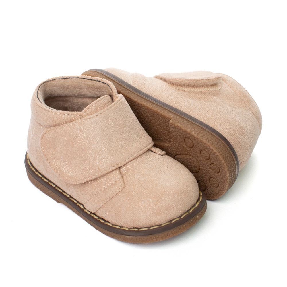 metálico soltero Jirafa Comprar Botas Niña Beige Con Velcro. Muy Baratas! 🌟