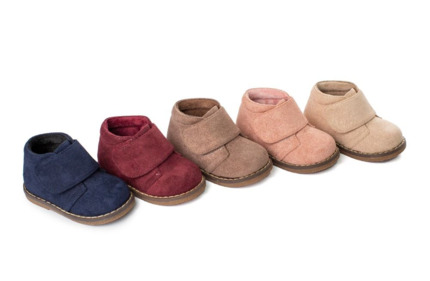 Comprar Botas Pisacacas Niña Taupe  Con Velcro. Botas Niña Baratas 🥇