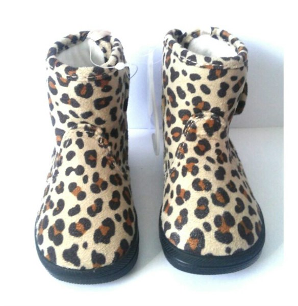 Botas niñas leopardo
