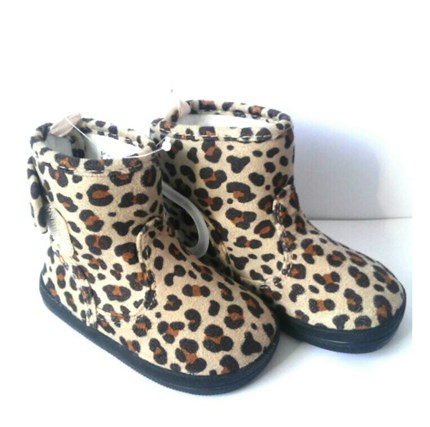 Botas niñas leopardo