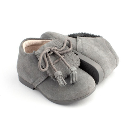 Botas Bebe Niño Gris Lengueta