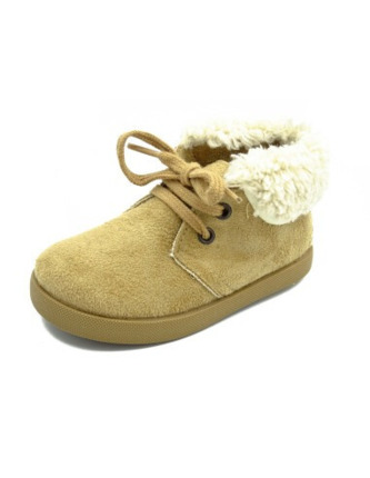 Botines Bebe Arena Modelo Pisacacas Borrego