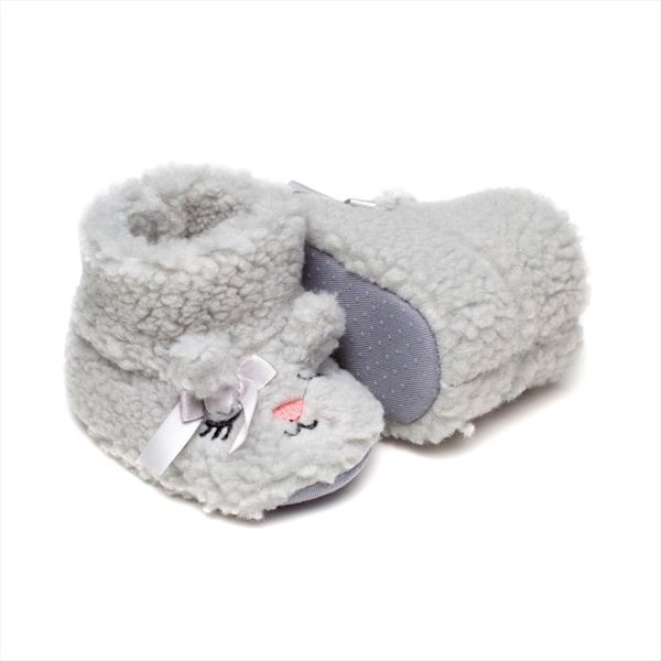 Botitas Bebe Gris Modelo Rabbit (2)