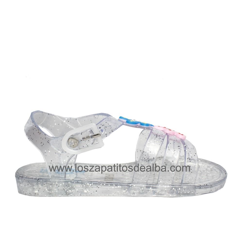 Sandalias Nina Playa Transparente Modelo Zitica Sandalias Nina Playa Transparente Modelo Zitica