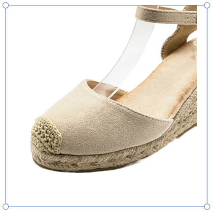 Cuña Esparto Mujer Beige Cómodas