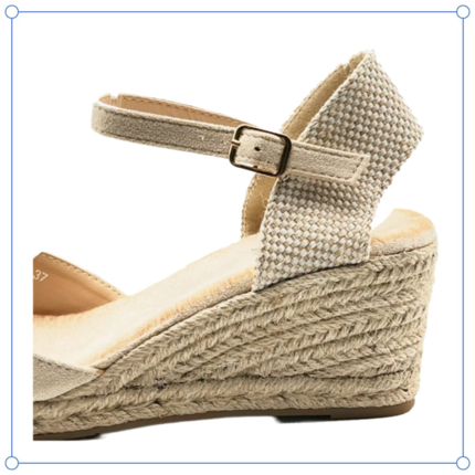 Cuña Esparto Mujer Beige Cómodas