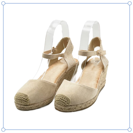 Cuña Esparto Mujer Beige Cómodas