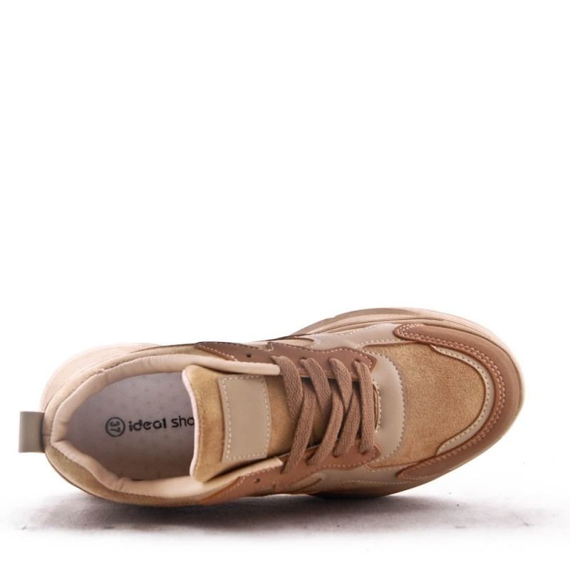 Deportivas Mujer Camel