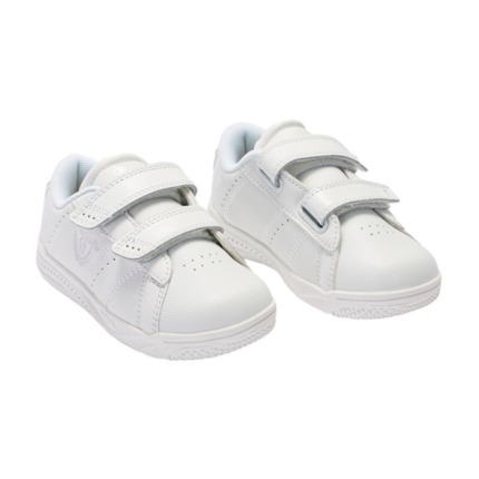Deportivas Niño Blanca Con Velcro Colegial Joma