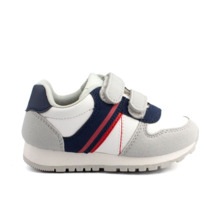 Deportivas Niño Blanca Con Velcro