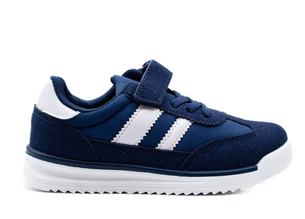 Deportivas Niño Respetuosas Azul Marino Con Velcro