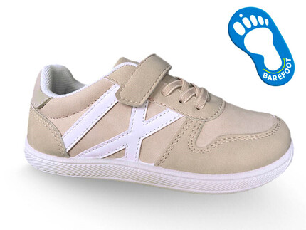 Zapatillas Deportivas Respetuosas Beige Cierre Veclro