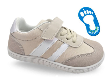 Deportivas Respetuosas Barefoot de Lonas Para Bebes Color Beige