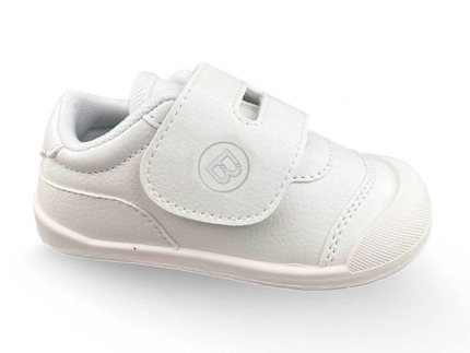 Deportivas Respetuosas para Bebes Blanca Con Velcro