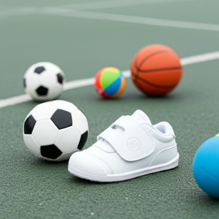 Deportivas Respetuosas para Bebes Blanca Con Velcro