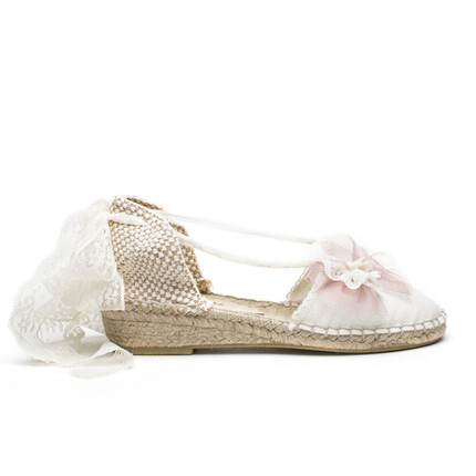 Comprar Esparteñas Comunión Niña Modelo Juana  ▷baratos◁🔥