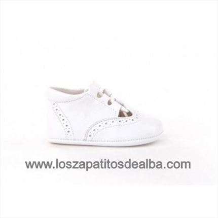 Inglesito Bebe Blanco sin suela Marca Angelitos  ▷baratos◁