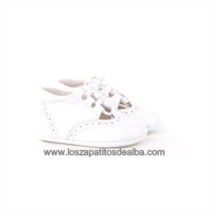 Inglesito Bebe Blanco sin suela Marca Angelitos  ▷baratos◁