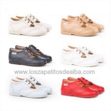 Comprar Zapatos Inglesitos  Blanco Marca Angelitos  ▷baratos◁