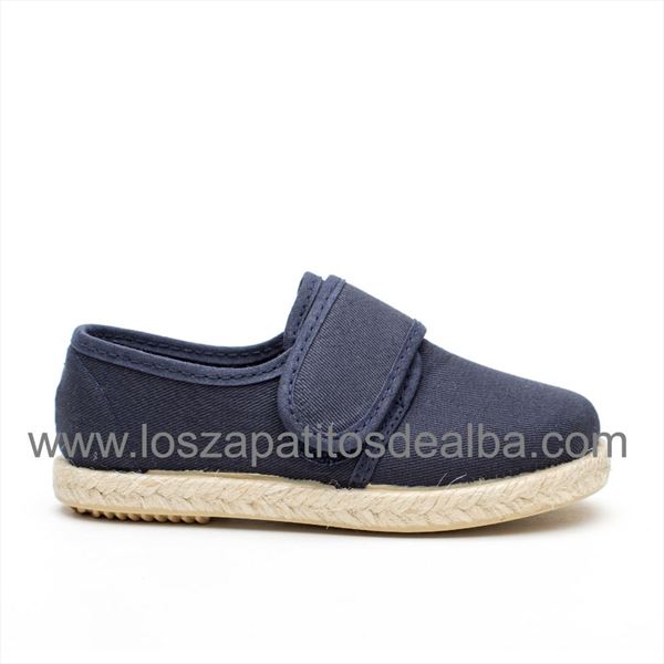 Lona Niño Azul Marino Blucher Velcro