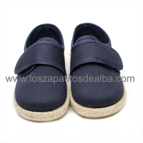Lona Niño Azul Marino Blucher Velcro (2)