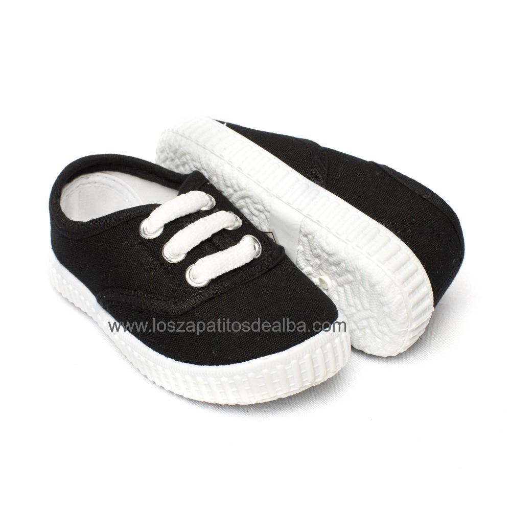 Caramelo conductor Permanecer Comprar Zapatilla Lona Negra básica 【Al mejor precio】