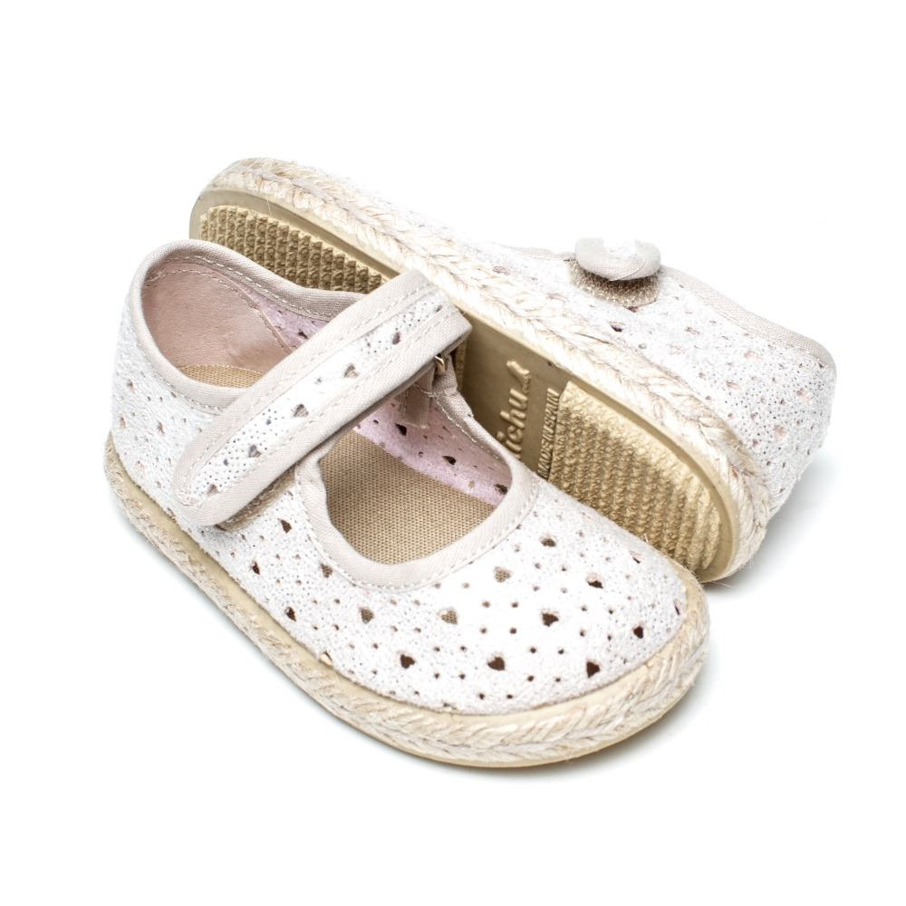 Lonas Nina Beige Corazones Michu