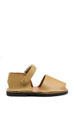 Menorquinas Bebé Niño camel【Al mejor precio】 ZapatitosDeAlba