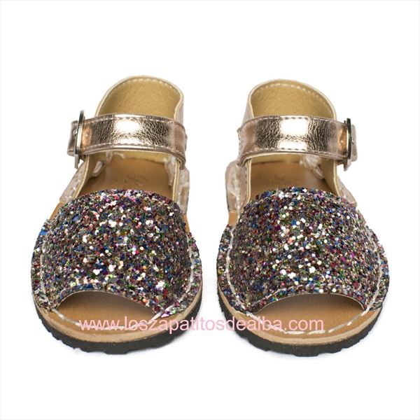 Menorquinas Niña Glitter Multicolor (1)