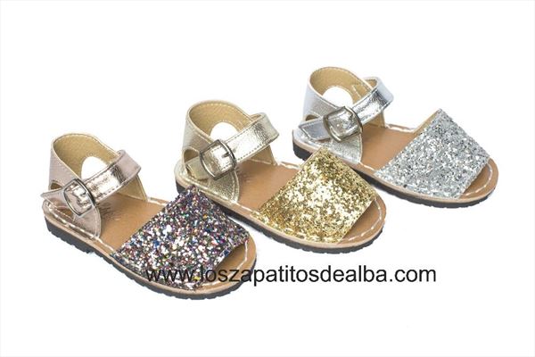 Menorquinas Niña Glitter Multicolor (3)