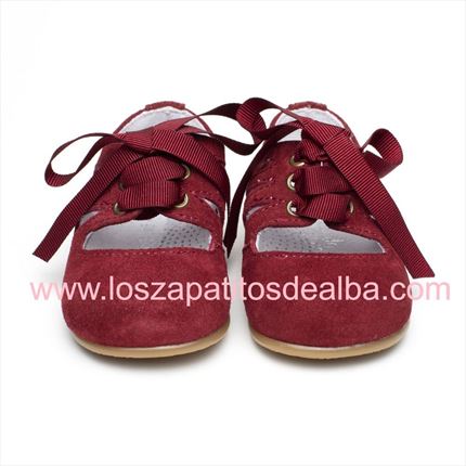 Merceditas Bebe Niña Burdeos Modelo Marla 【Al mejor precio】