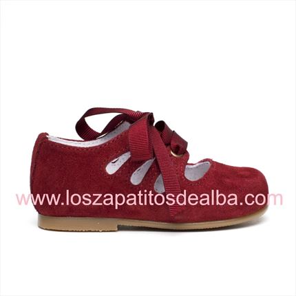 Merceditas Bebe Niña Burdeos Modelo Marla 【Al mejor precio】