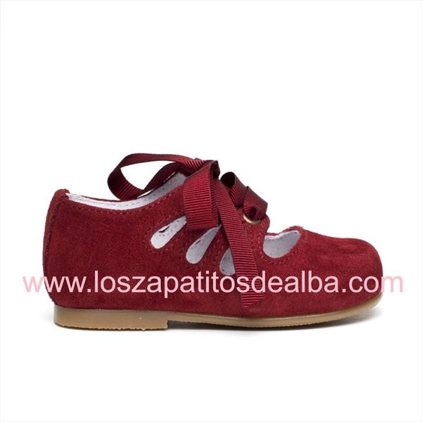 Merceditas Bebe Niña Burdeos Modelo Marla