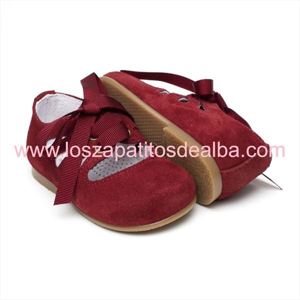 Merceditas Bebe Niña Burdeos Modelo Marla (2)