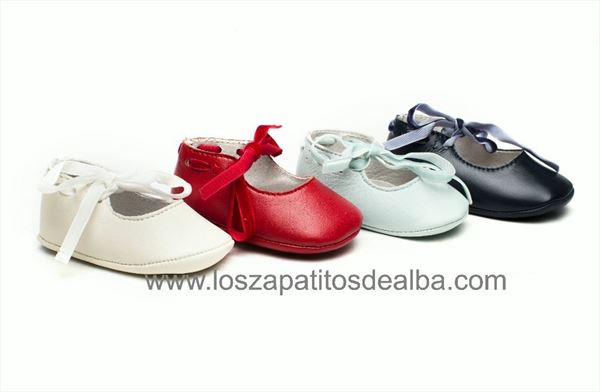 Merceditas bebé piel lazada beige