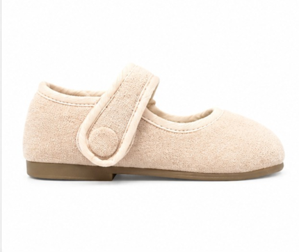 Merceditas de Bebe Rosa Modelo Botón talla 20 a talla 25