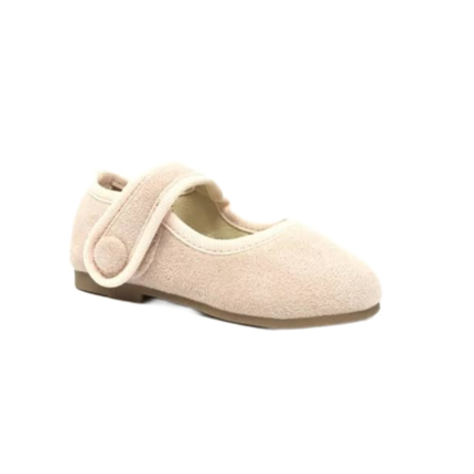 Merceditas de Bebe Rosa Modelo Botón talla 20 a talla 25