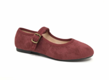 Merceditas de Vestir  Niña Color Burdeos