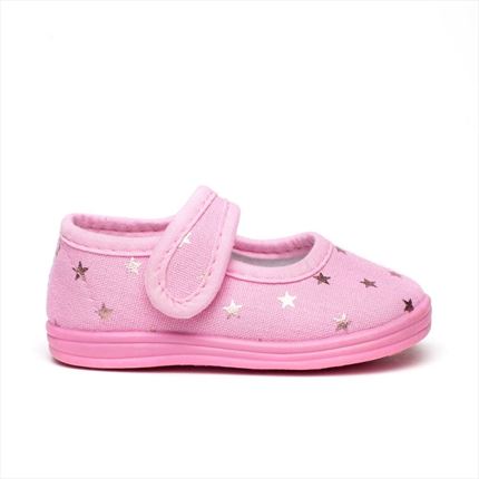 Comprar Merceditas Lonas Rosa Estrellas 【Al mejor precio】