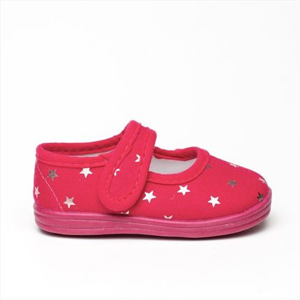 Comprar Merceditas Lonas Rosa Fuscia Estrellas 🥇