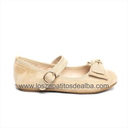 Comprar Merceditas Niña Beige Mdelo Paula. ✔ Muy chulos | ZapatitosDeAlba