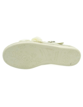 Merceditas Niña Ceremonia Beige Flor